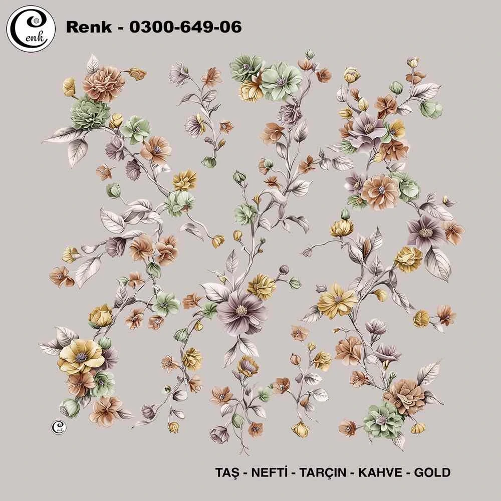 Cenk Desenli Oyalık Yazma 649-06