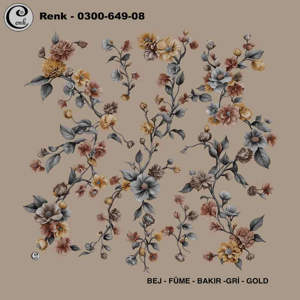 Cenk Desenli Oyalık Yazma 649-08