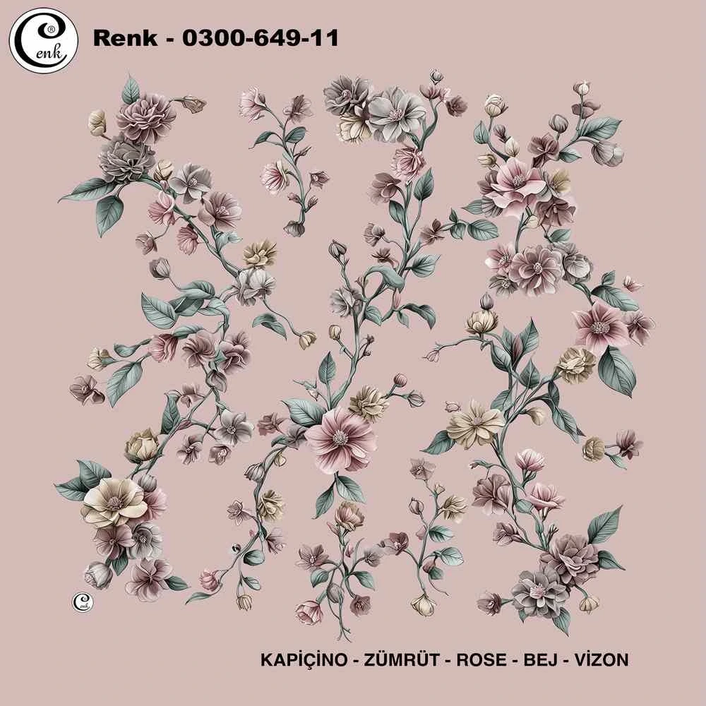 Cenk Desenli Oyalık Yazma 649-11