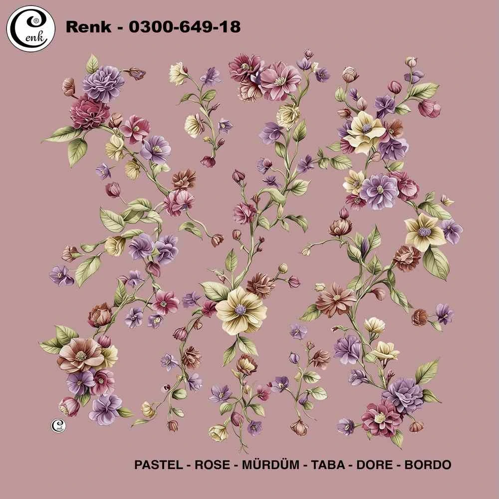 Cenk Desenli Oyalık Yazma 649-18