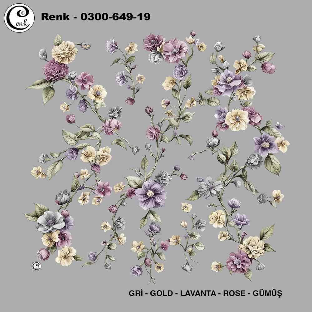 Cenk Desenli Oyalık Yazma 649-19