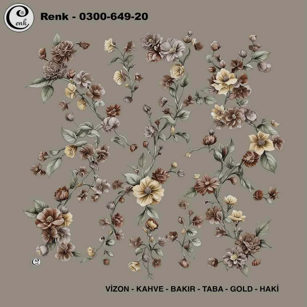 Cenk Desenli Oyalık Yazma 649-20