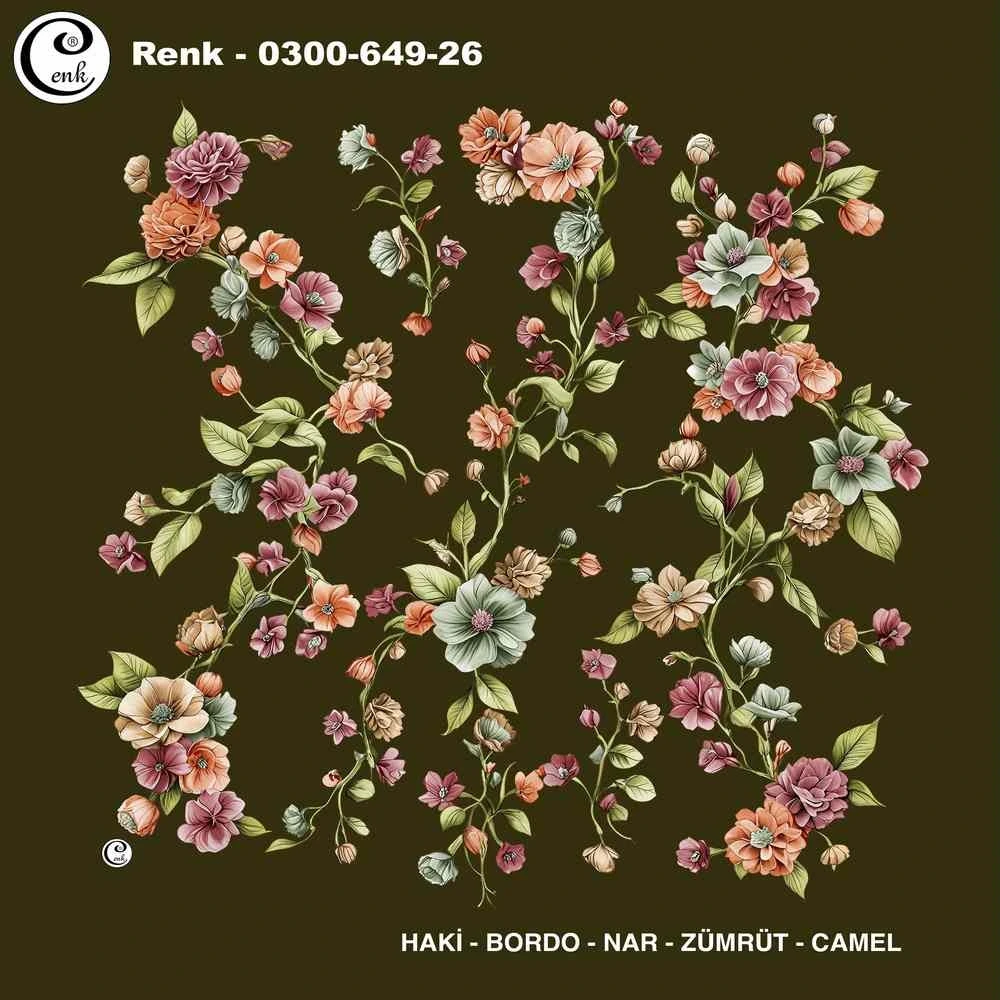 Cenk Desenli Oyalık Yazma 649-26