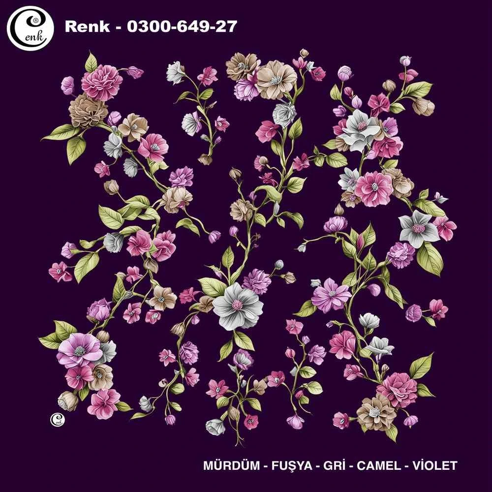 Cenk Desenli Oyalık Yazma 649-27