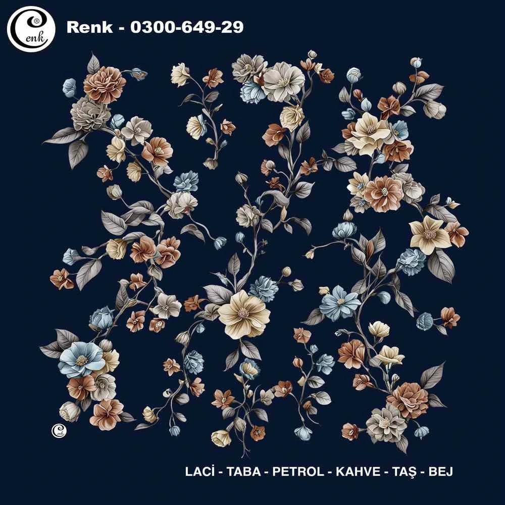 Cenk Desenli Oyalık Yazma 649-29