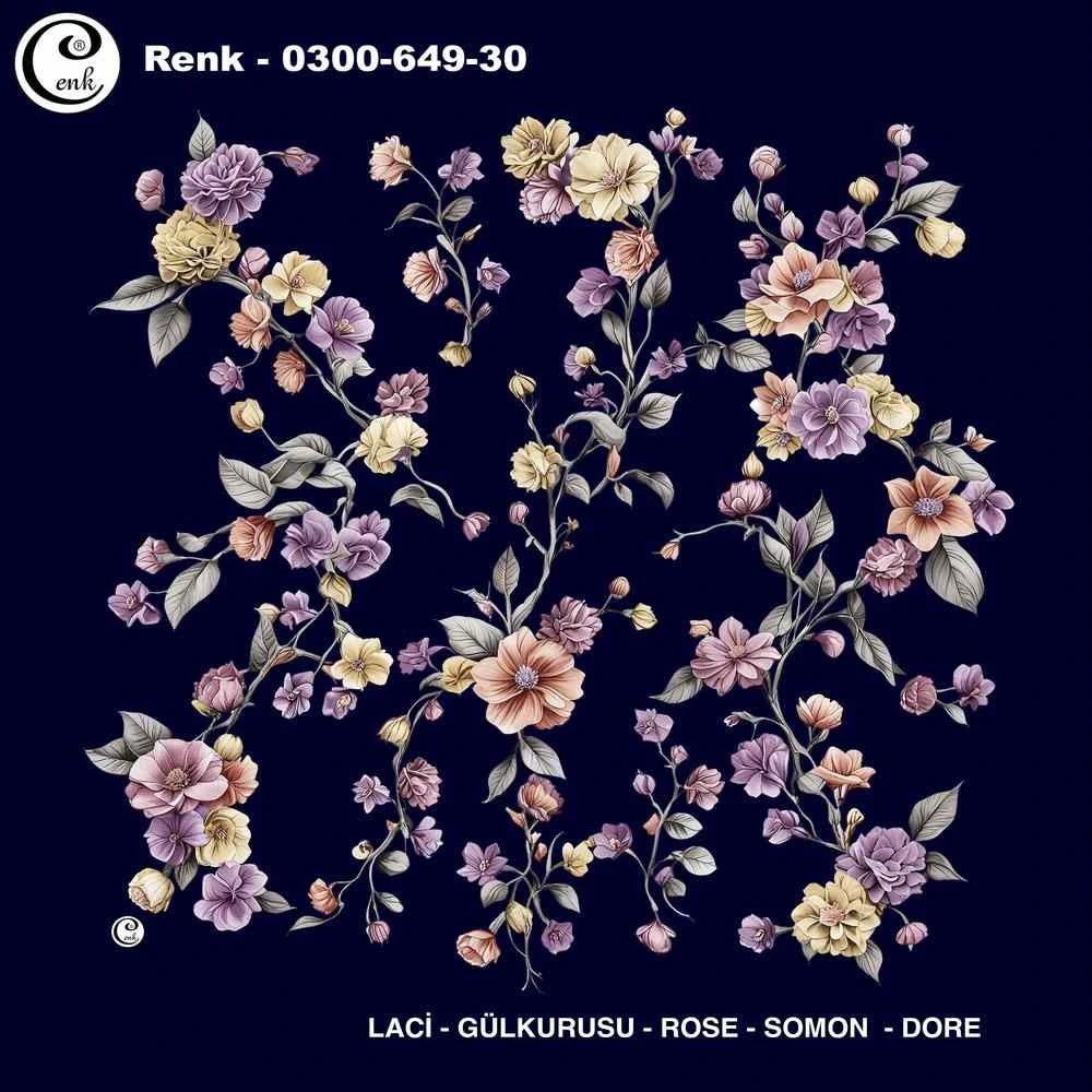 Cenk Desenli Oyalık Yazma 649-30