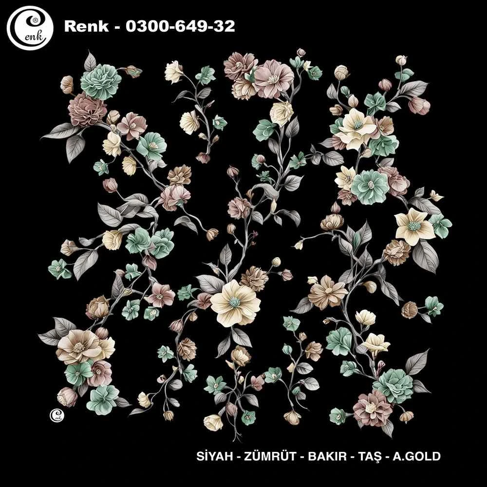 Cenk Desenli Oyalık Yazma 649-32