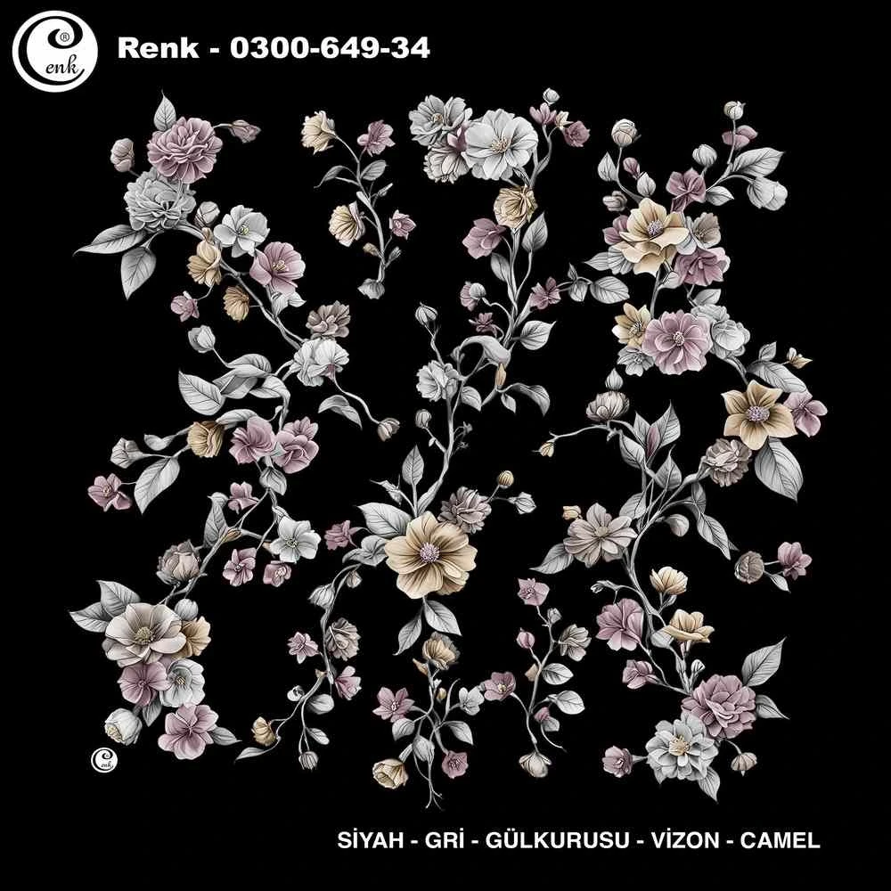 Cenk Desenli Oyalık Yazma 649-34