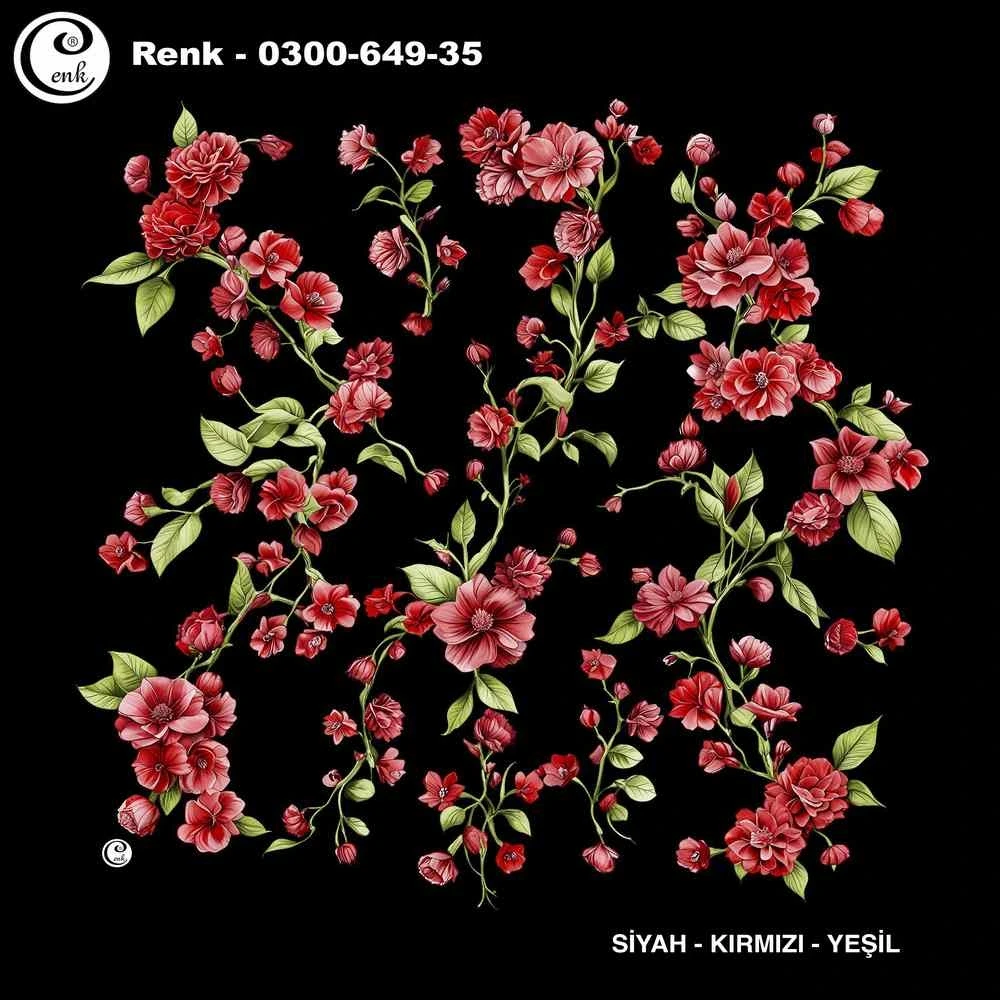 Cenk Desenli Oyalık Yazma 649-35