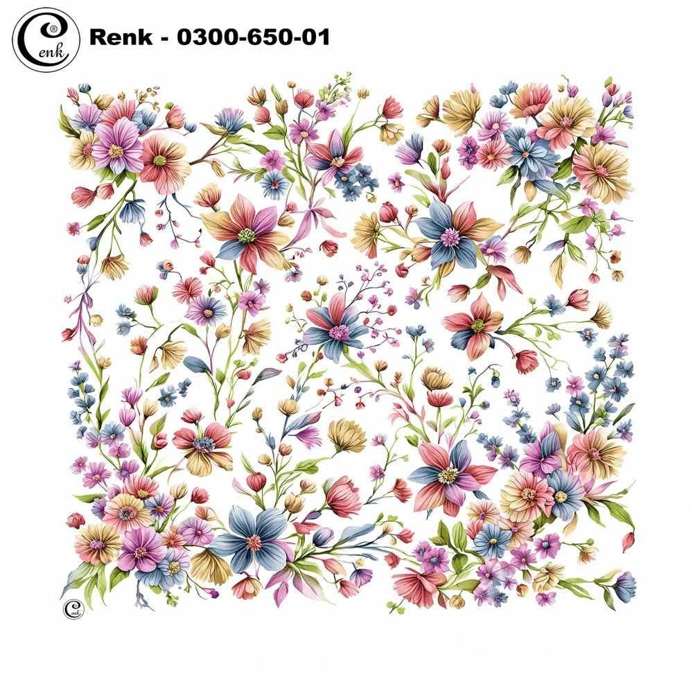 Cenk Desenli Oyalık Yazma 650-01