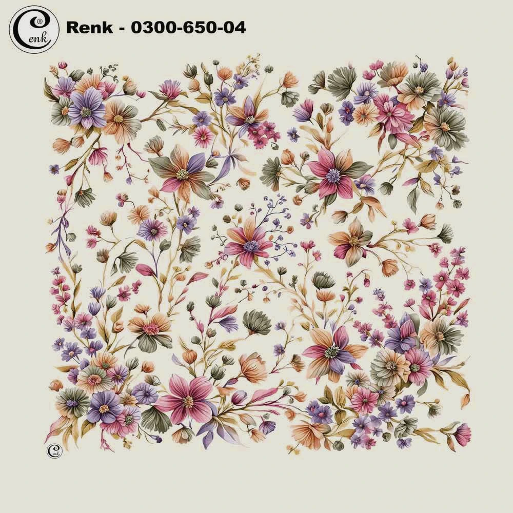 Cenk Desenli Oyalık Yazma 650-04