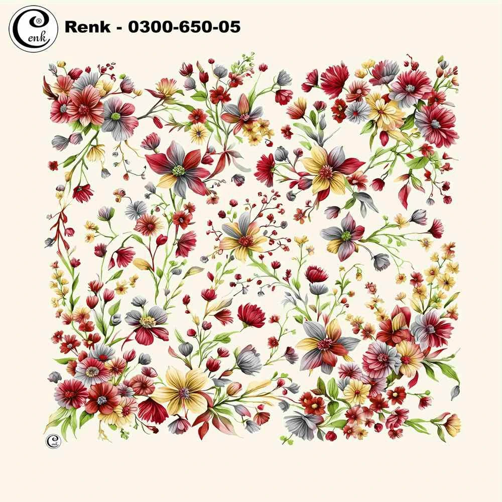 Cenk Desenli Oyalık Yazma 650-05