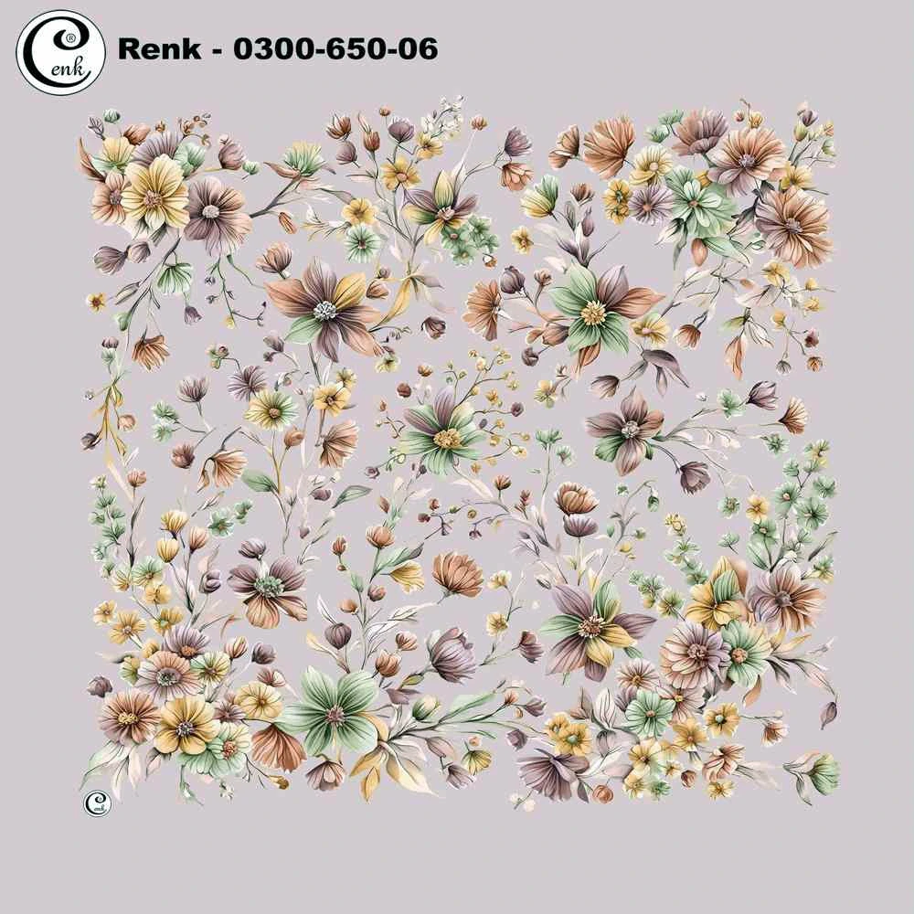 Cenk Desenli Oyalık Yazma 650-06
