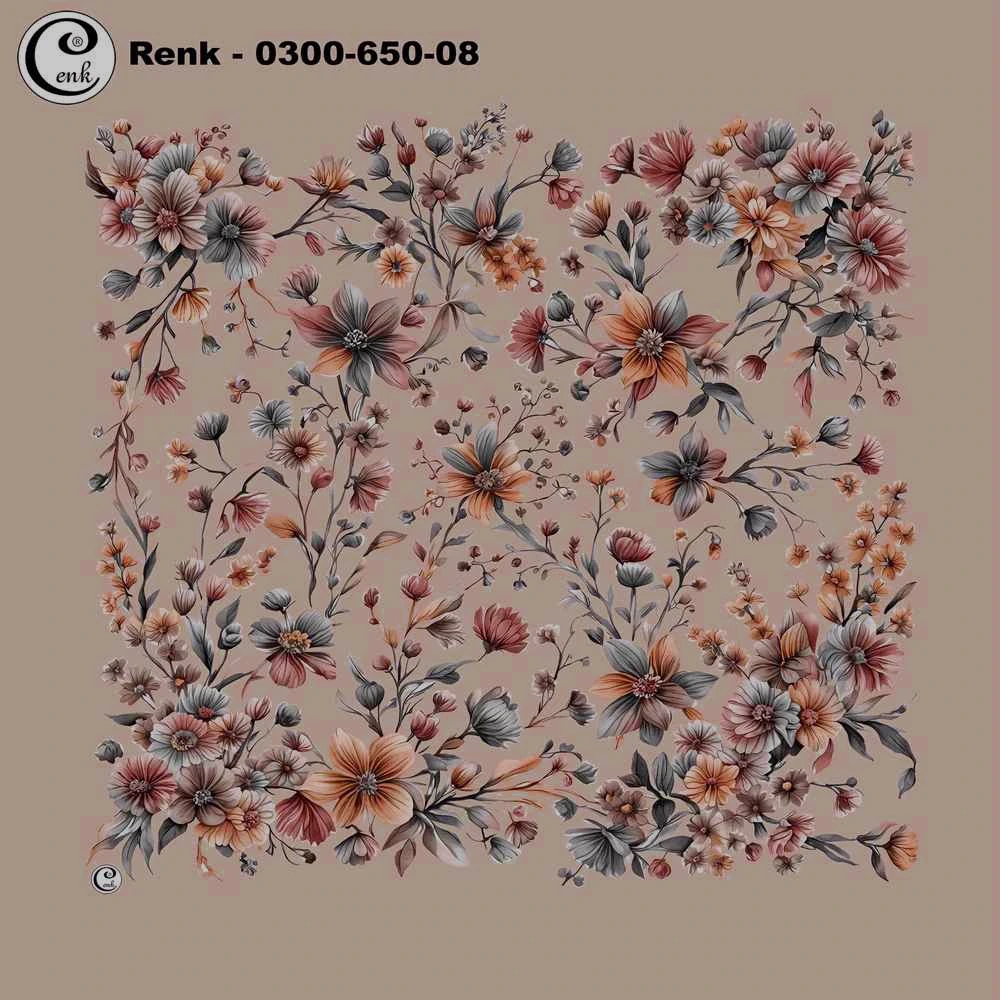 Cenk Desenli Oyalık Yazma 650-08