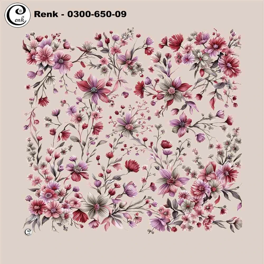 Cenk Desenli Oyalık Yazma 650-09