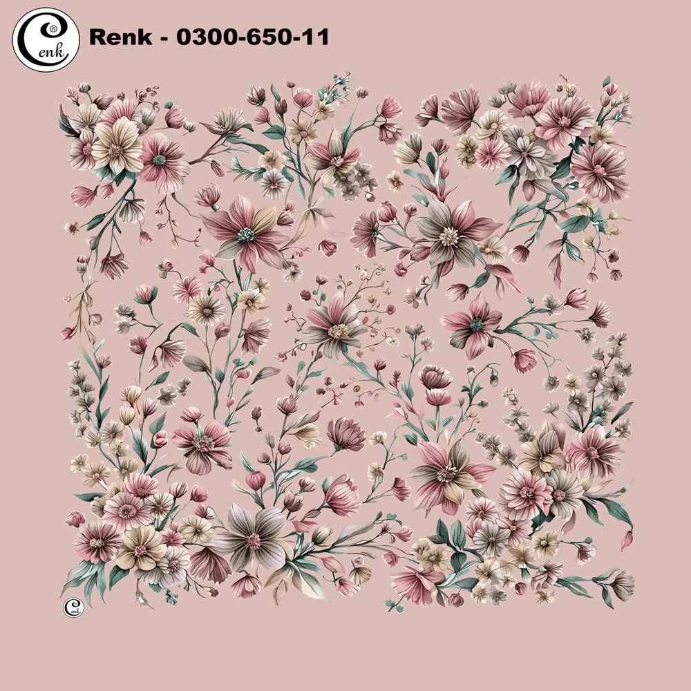 Cenk Desenli Oyalık Yazma 650-11