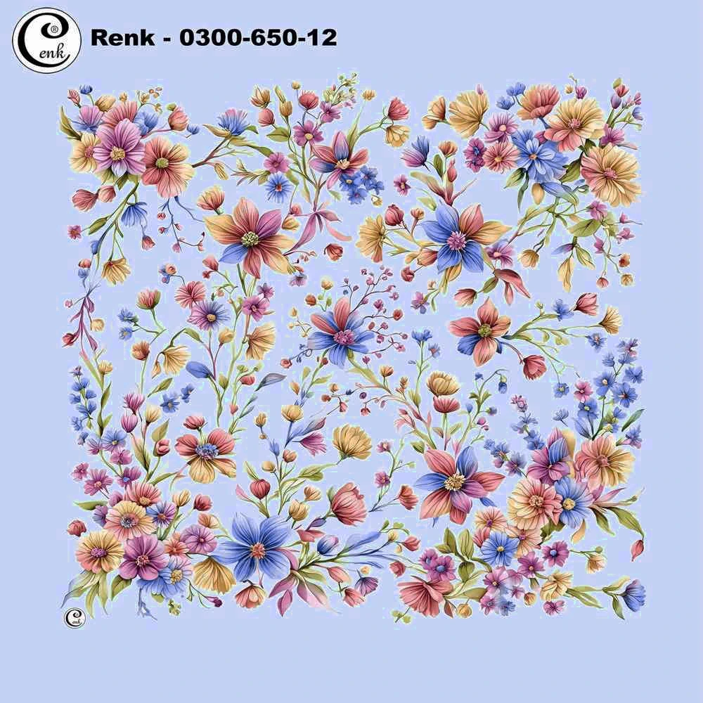 Cenk Desenli Oyalık Yazma 650-12