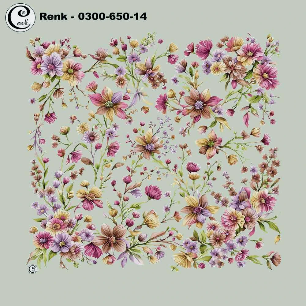 Cenk Desenli Oyalık Yazma 650-14