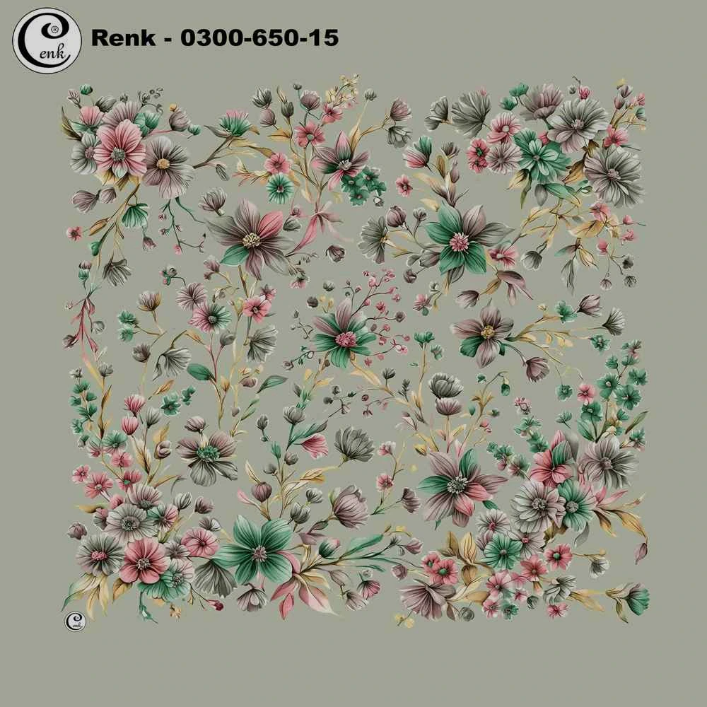 Cenk Desenli Oyalık Yazma 650-15