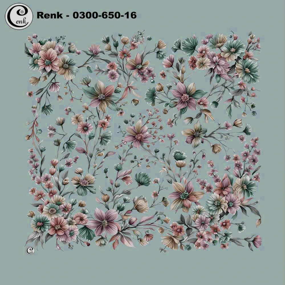 Cenk Desenli Oyalık Yazma 650-16