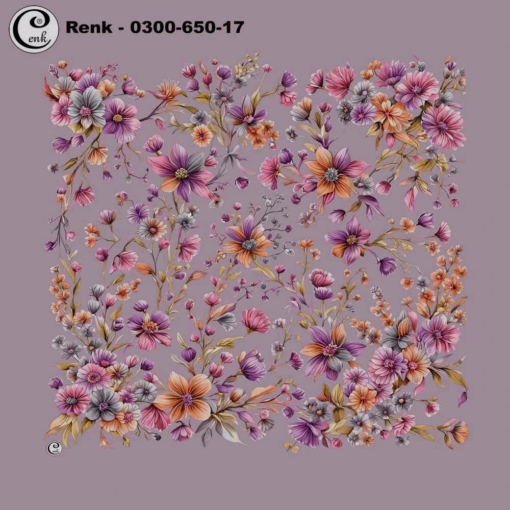 Cenk Desenli Oyalık Yazma 650-17