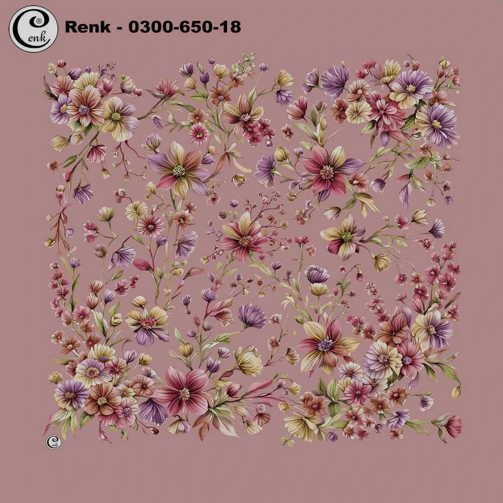 Cenk Desenli Oyalık Yazma 650-18