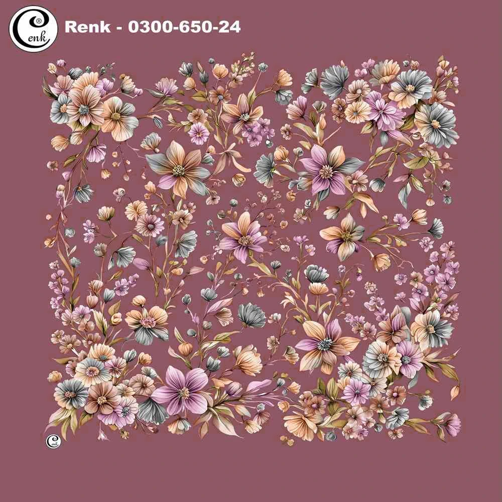 Cenk Desenli Oyalık Yazma 650-24