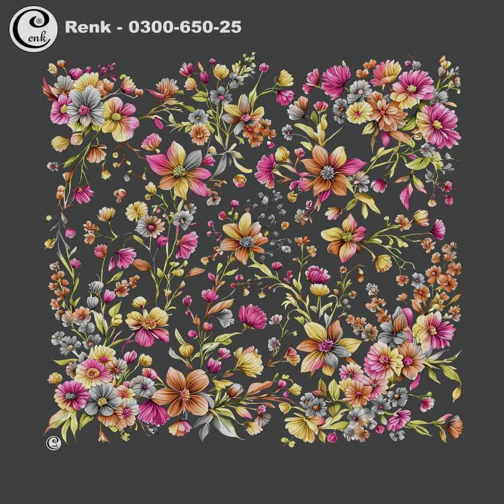 Cenk Desenli Oyalık Yazma 650-25