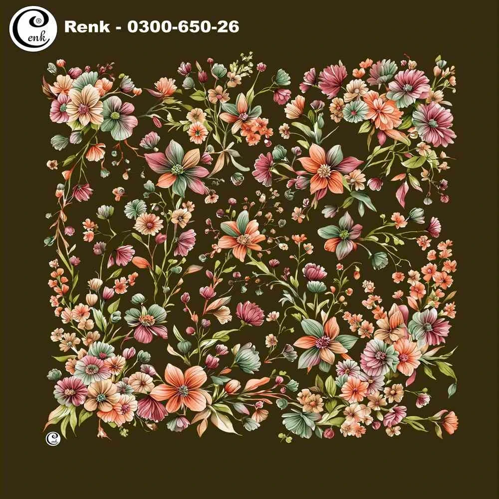 Cenk Desenli Oyalık Yazma 650-26