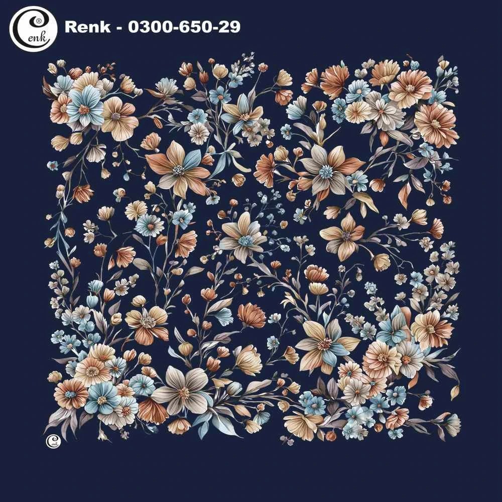 Cenk Desenli Oyalık Yazma 650-29