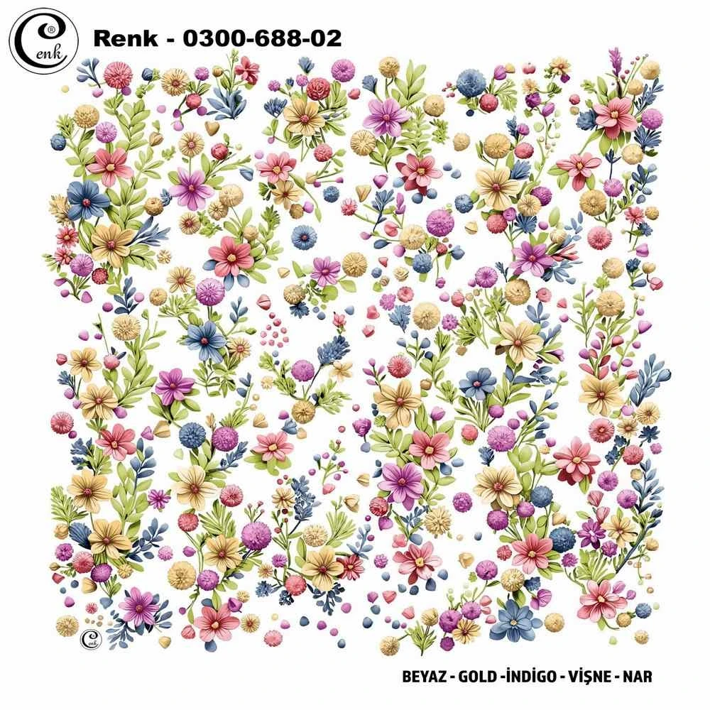 Cenk Desenli Oyalık Yazma 688-02
