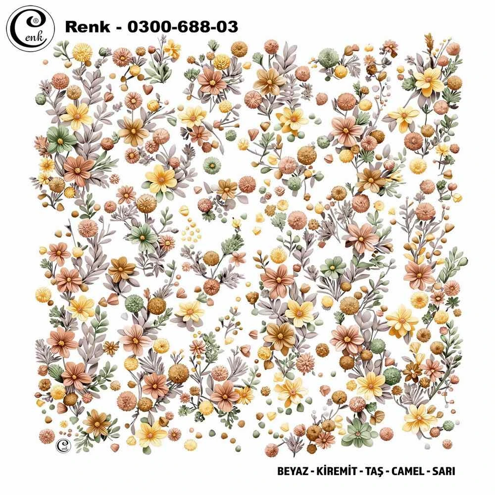 Cenk Desenli Oyalık Yazma 688-03