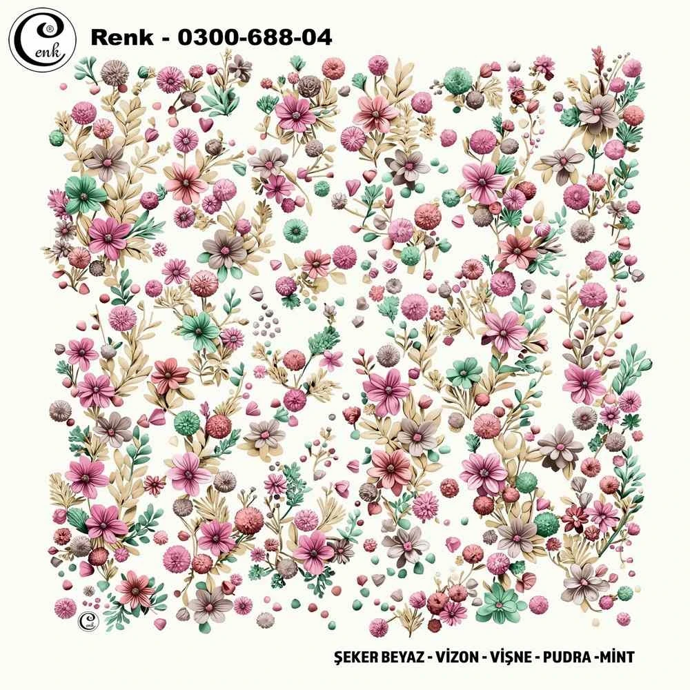 Cenk Desenli Oyalık Yazma 688-04