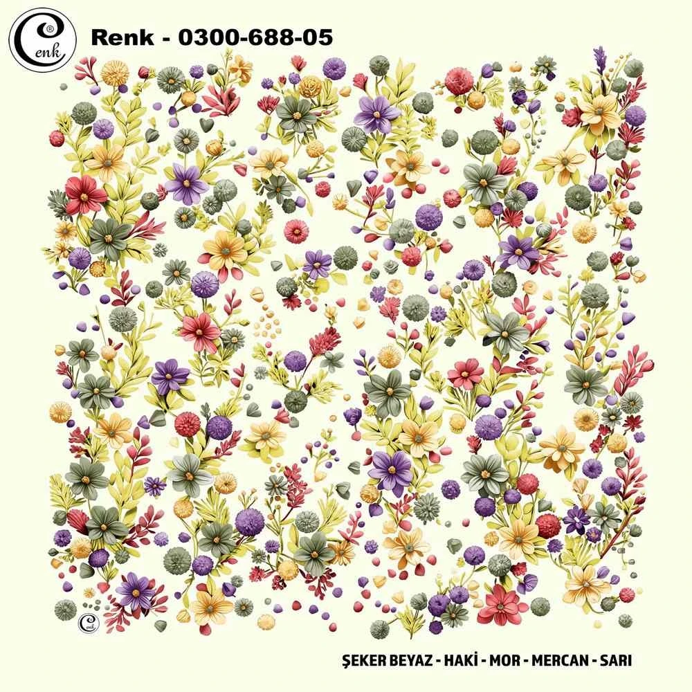 Cenk Desenli Oyalık Yazma 688-05