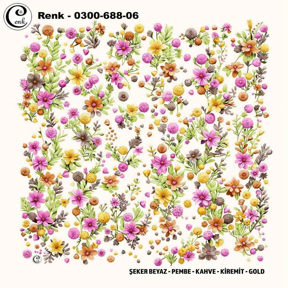 Cenk Desenli Oyalık Yazma 688-06