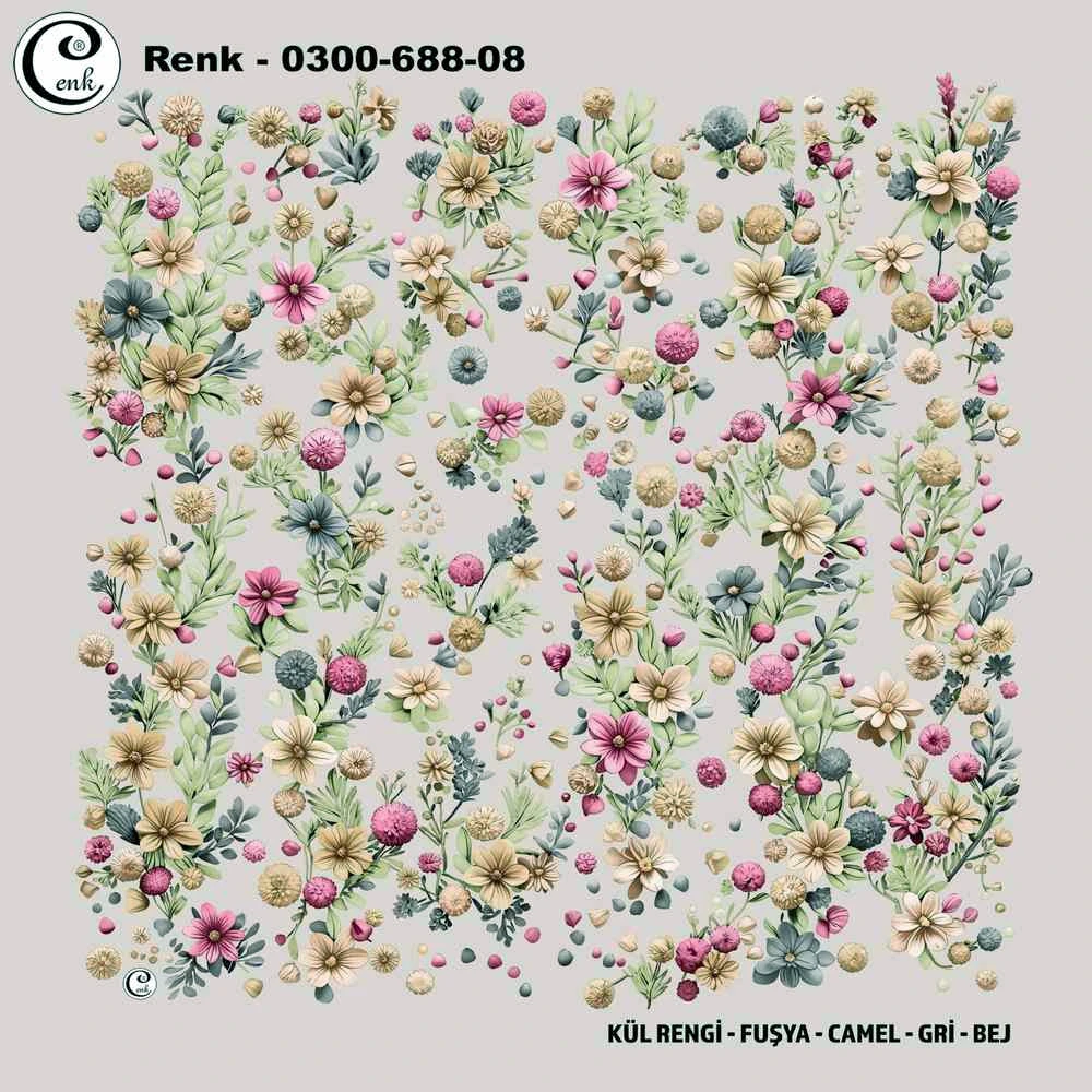 Cenk Desenli Oyalık Yazma 688-08