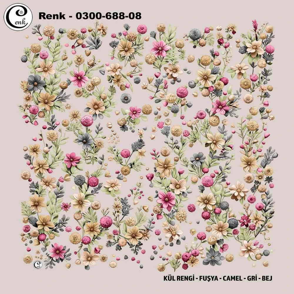 Cenk Desenli Oyalık Yazma 688-08