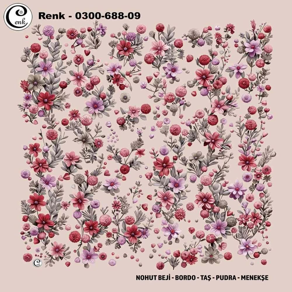 Cenk Desenli Oyalık Yazma 688-09