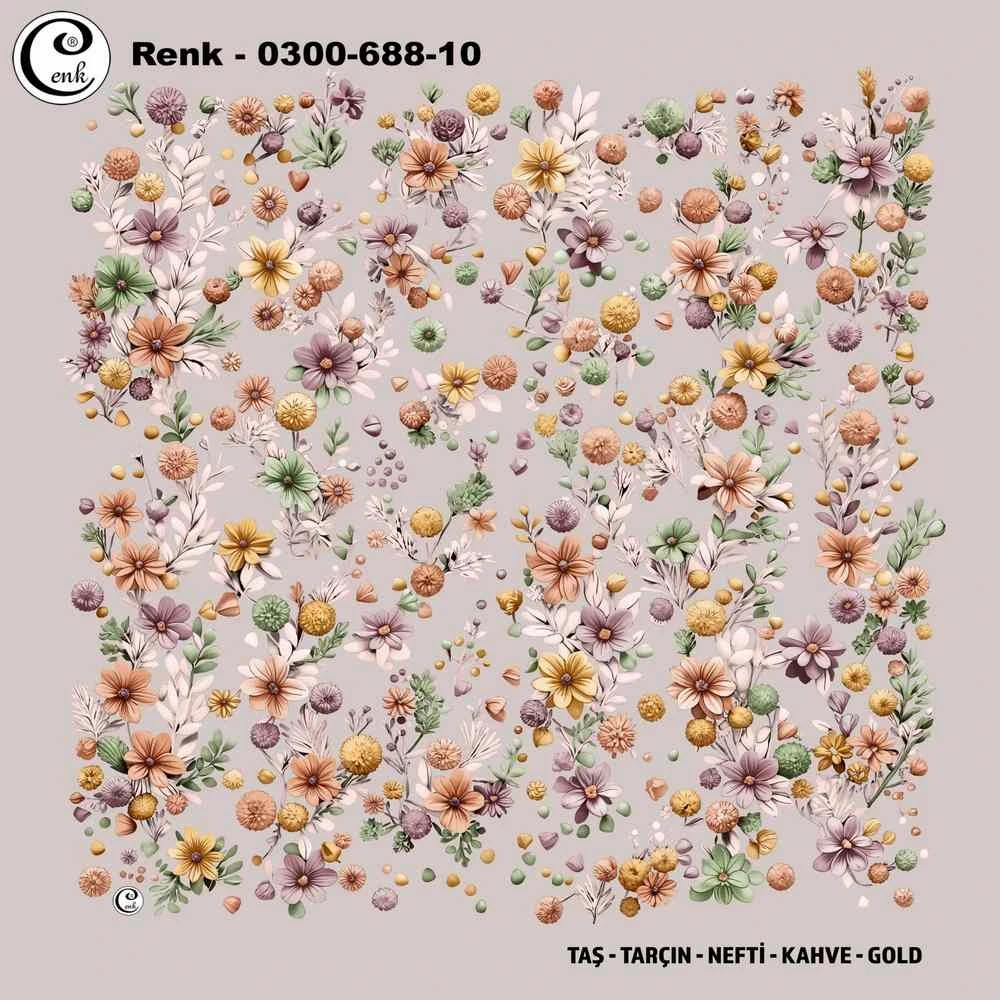 Cenk Desenli Oyalık Yazma 688-10