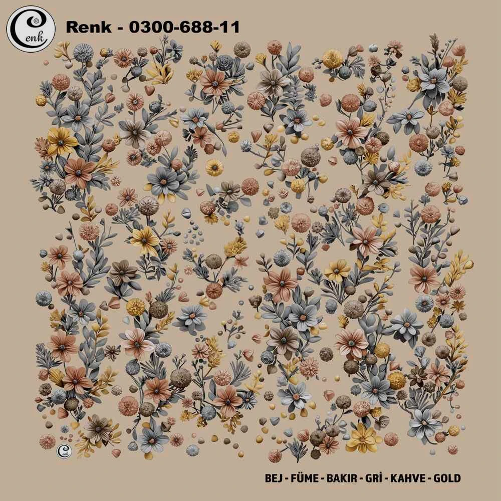 Cenk Desenli Oyalık Yazma 688-11