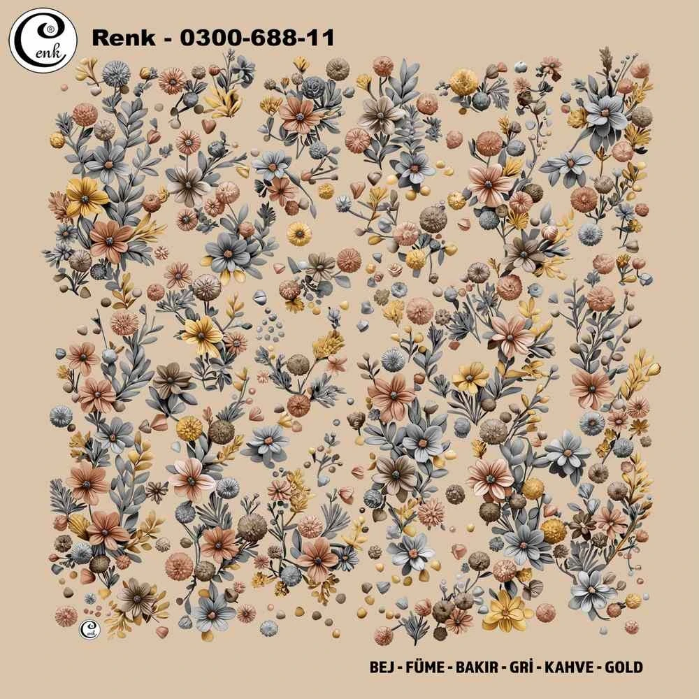 Cenk Desenli Oyalık Yazma 688-11
