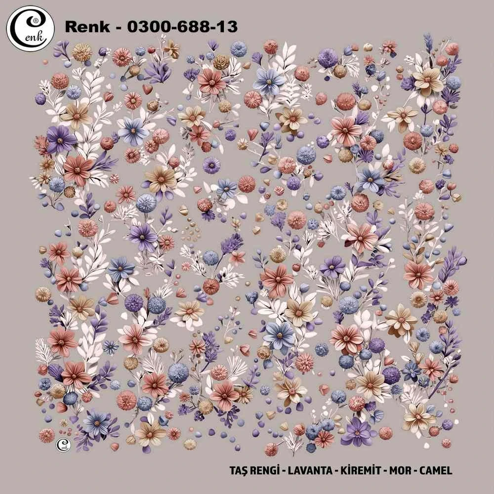 Cenk Desenli Oyalık Yazma 688-13