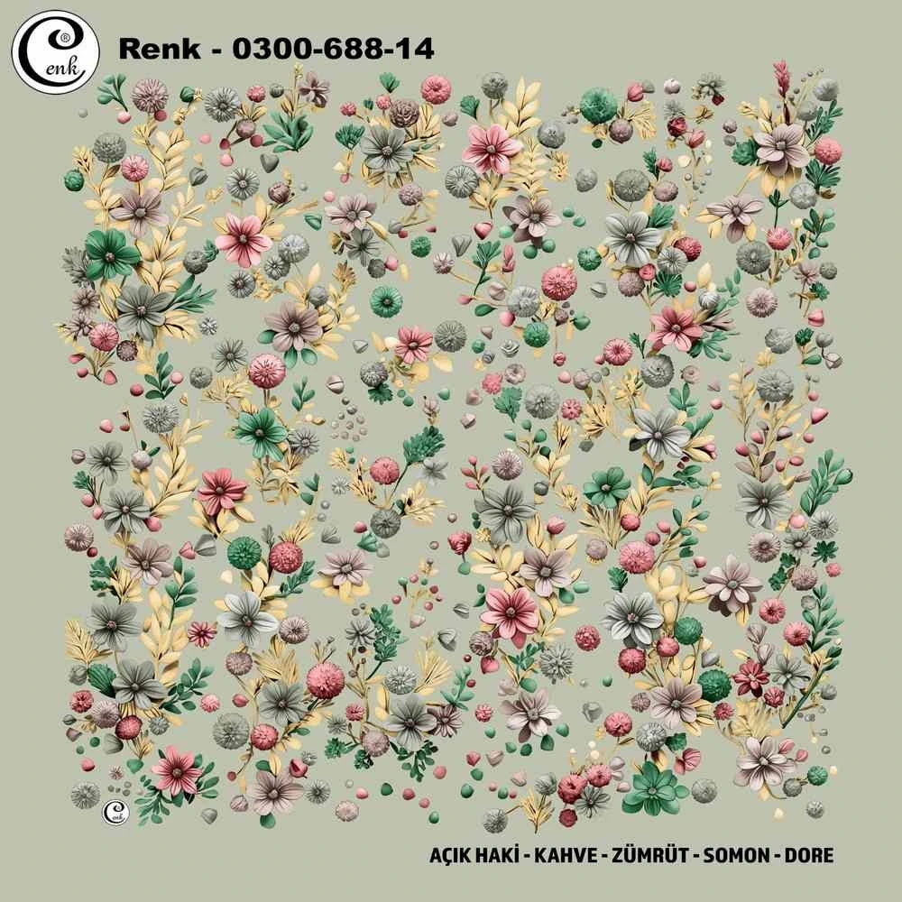 Cenk Desenli Oyalık Yazma 688-14