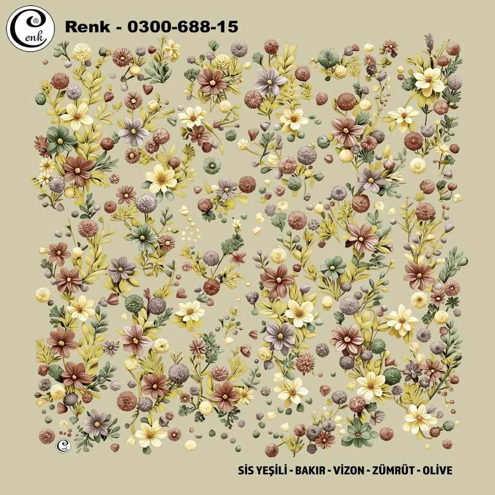 Cenk Desenli Oyalık Yazma 688-15