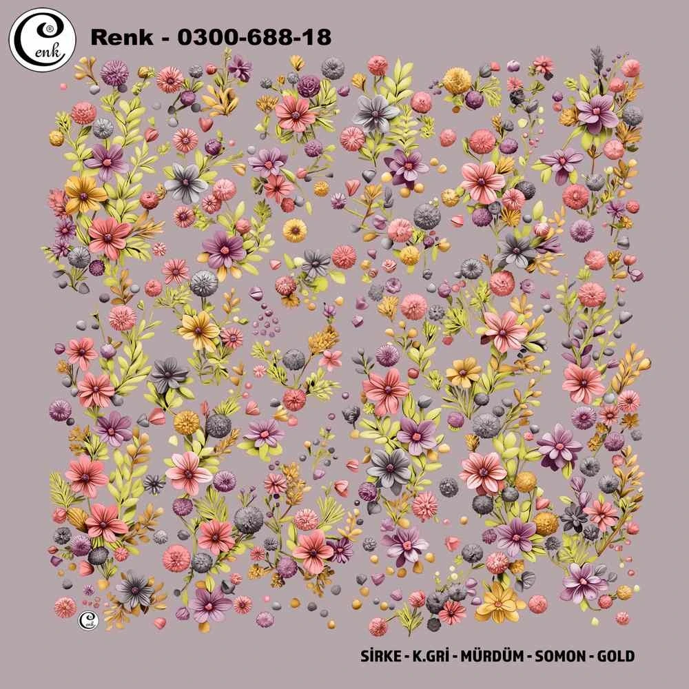 Cenk Desenli Oyalık Yazma 688-18