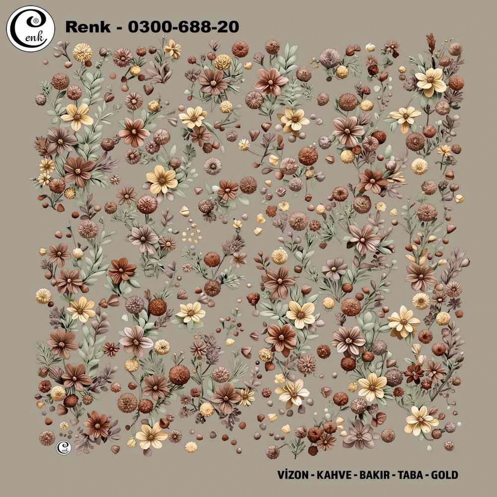 Cenk Desenli Oyalık Yazma 688-20