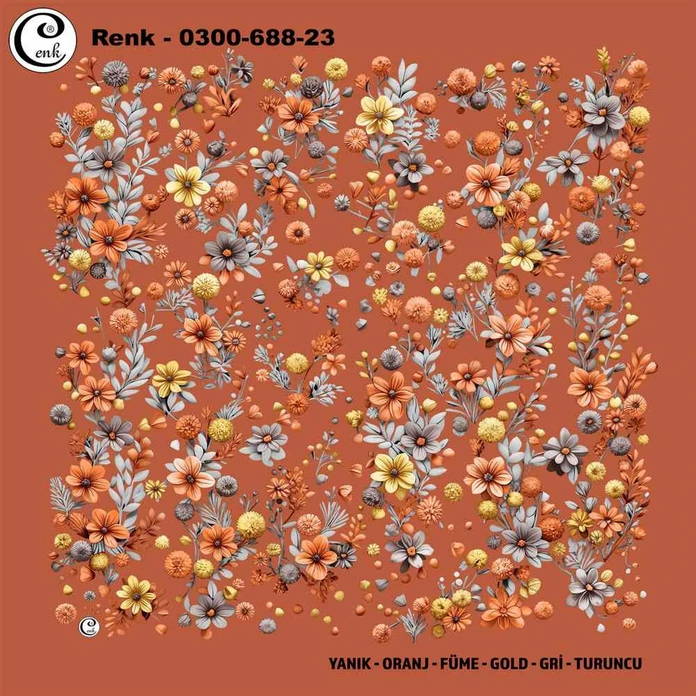 Cenk Desenli Oyalık Yazma 688-23