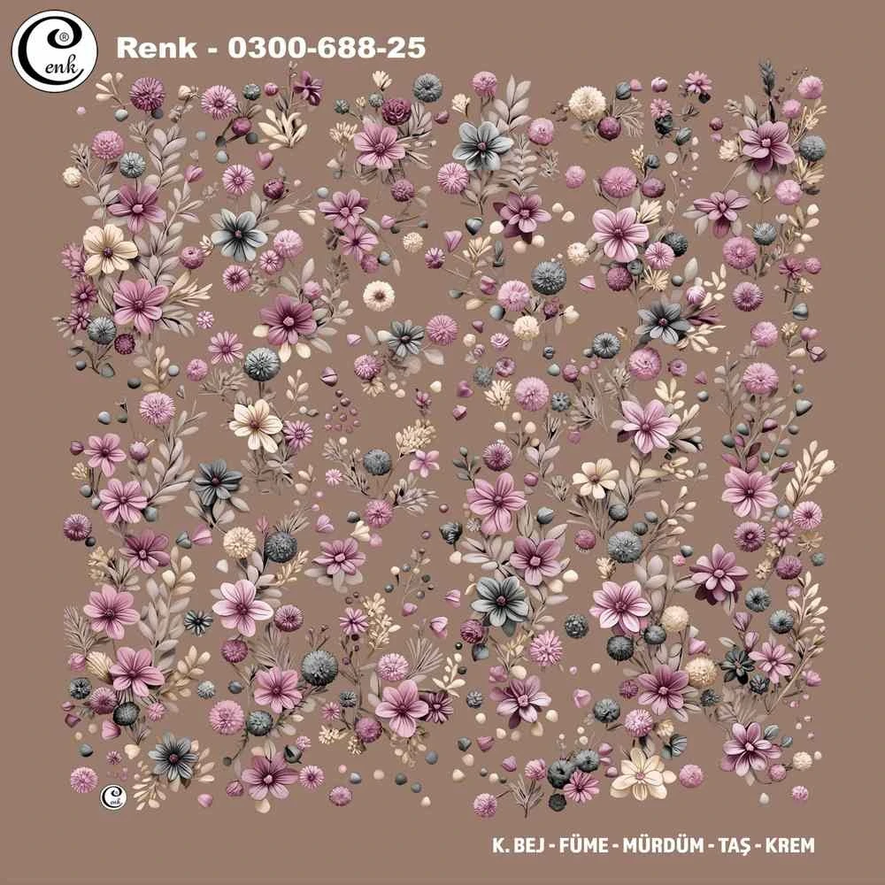 Cenk Desenli Oyalık Yazma 688-25