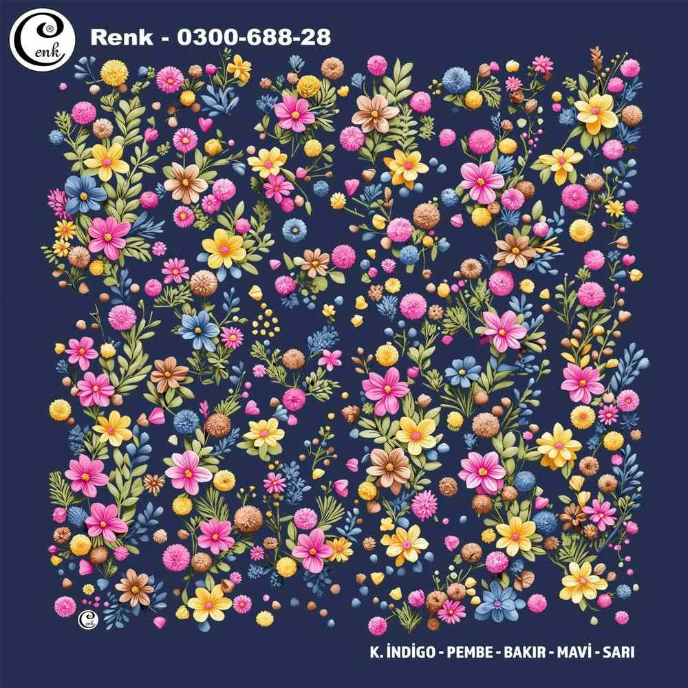 Cenk Desenli Oyalık Yazma 688-28