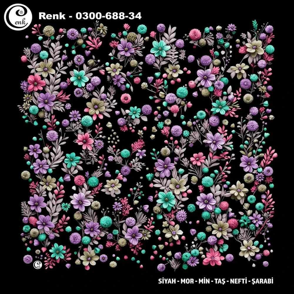 Cenk Desenli Oyalık Yazma 688-34